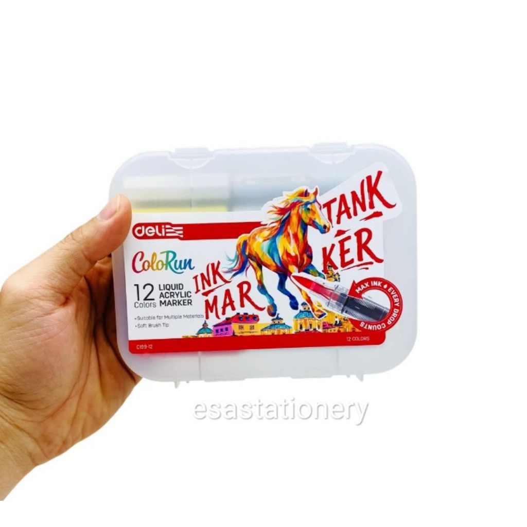 Deli Colorun Liquid Acrylic Marker C199-12