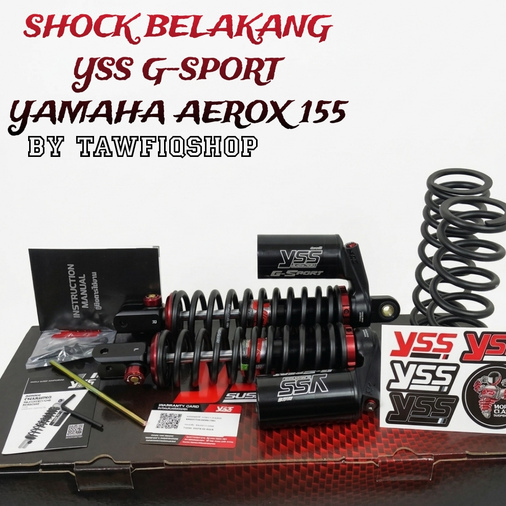 SHOCKBREAKER SHOCK BELAKANG YSS G-SPORT YAMAHA AEROX 155 100% ORIGINAL THAILAND