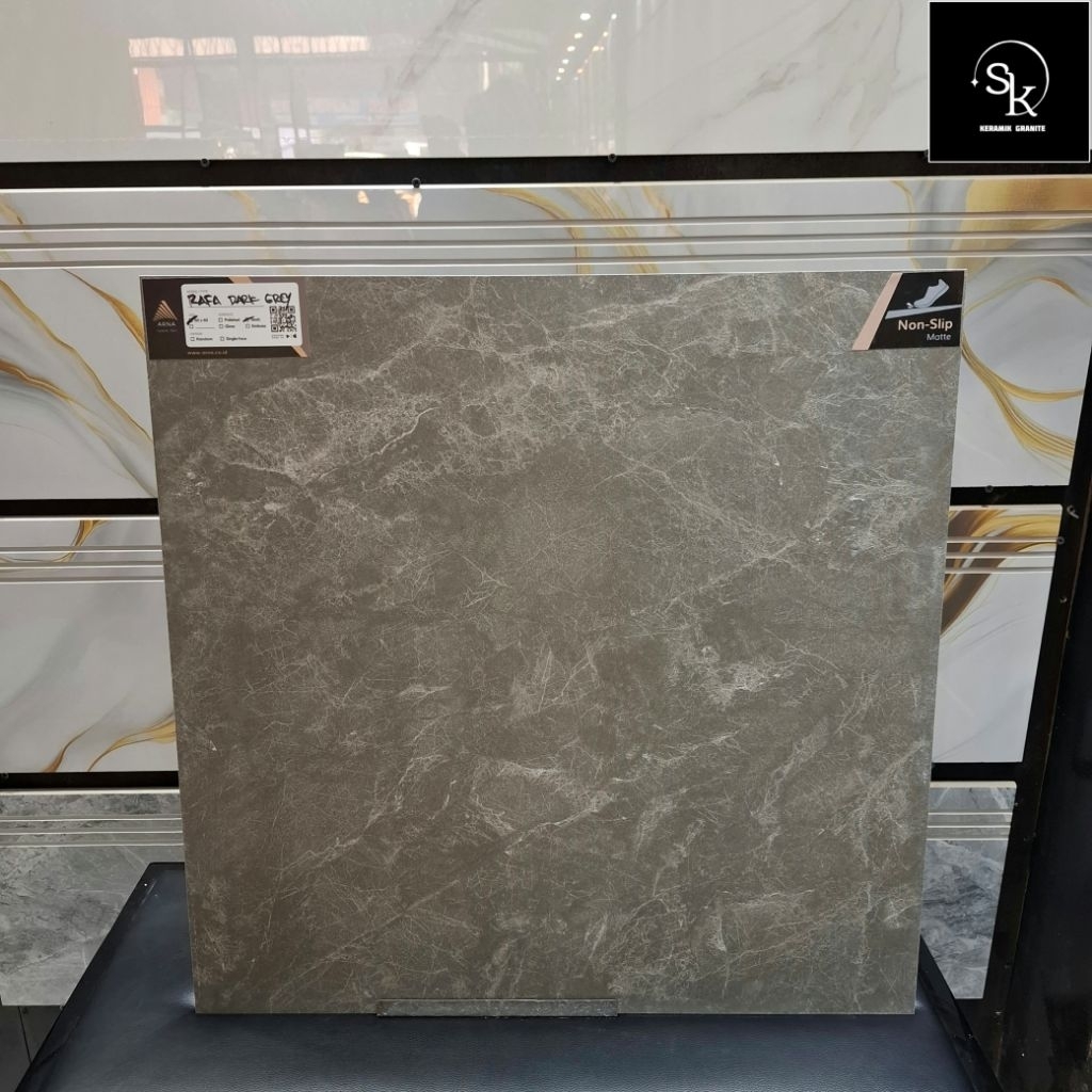 Granite Rafa dark grey 60x60 lantai | Matt