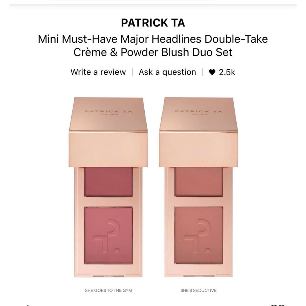 set blush duo
