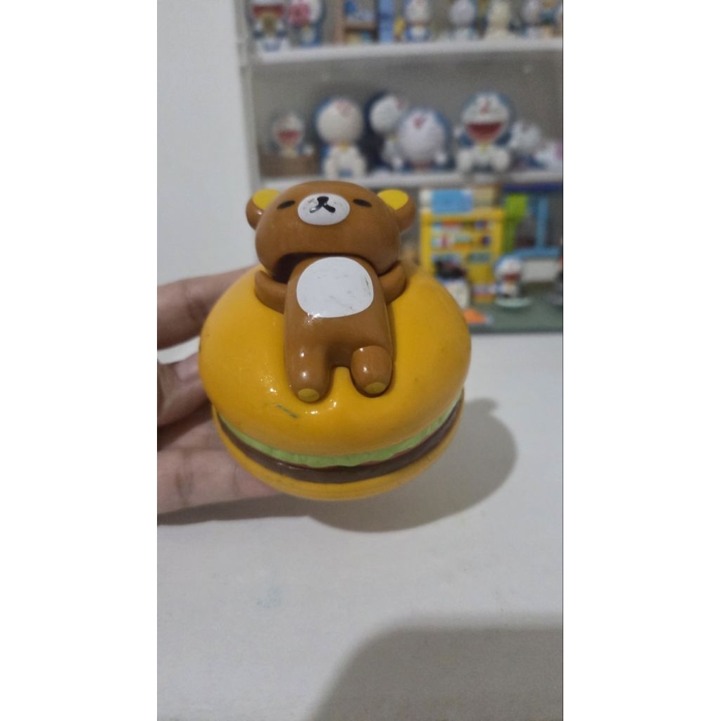 preloved pajangan rilakkuma burger