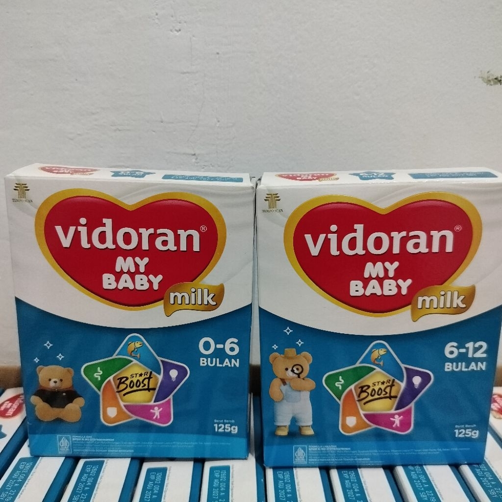 susu Vidoran bayi usia 0-6 dan 6-12 bulan gratis bubble wrap kardus