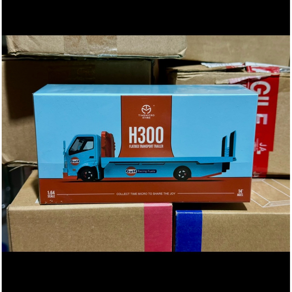 TIME MICRO Truck HINO 300 H300 Pengangkut Mobil Car Carrier Flatbed Transport Trailer Gulf Racing Fu