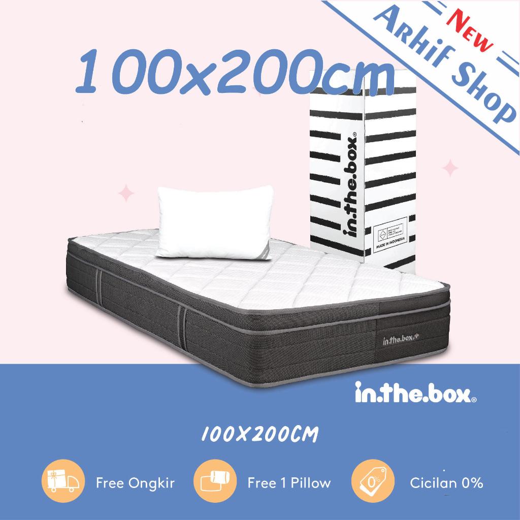 SPRINGBED inthebox PLUS 100x200x28 (Super Single) KASUR IN THE BOX +