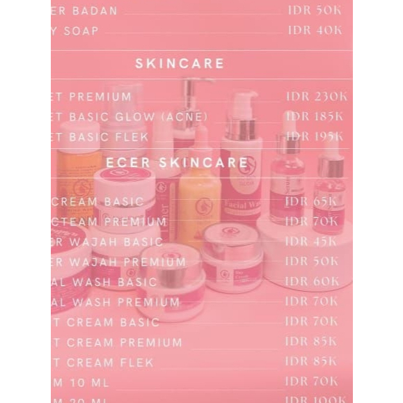 GG Skin Glow - Paket Skincare Premium (Whitening & Anti-Aging), GG Skin Glow - Paket Basic Glow Acne