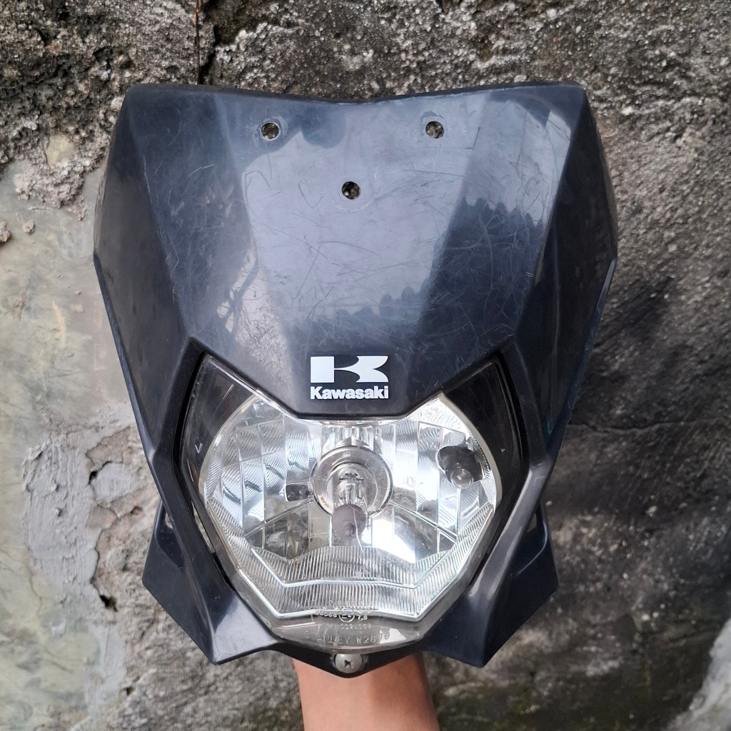 Batok lampu depan KLX BF dtracker satu set original copotan