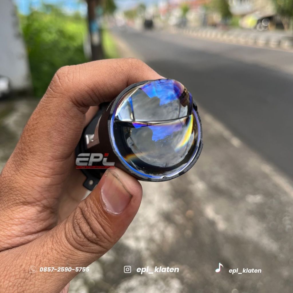 Projie Proji Projector Biled mini Laser H4 MARCH93 3warna Mini Projie Laser DIKAM