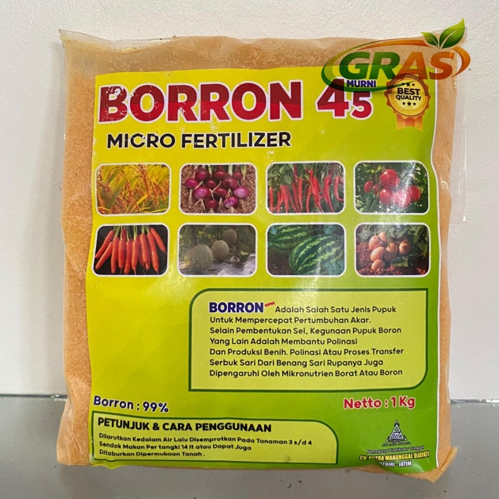 Pupuk BORON 1KG 99%