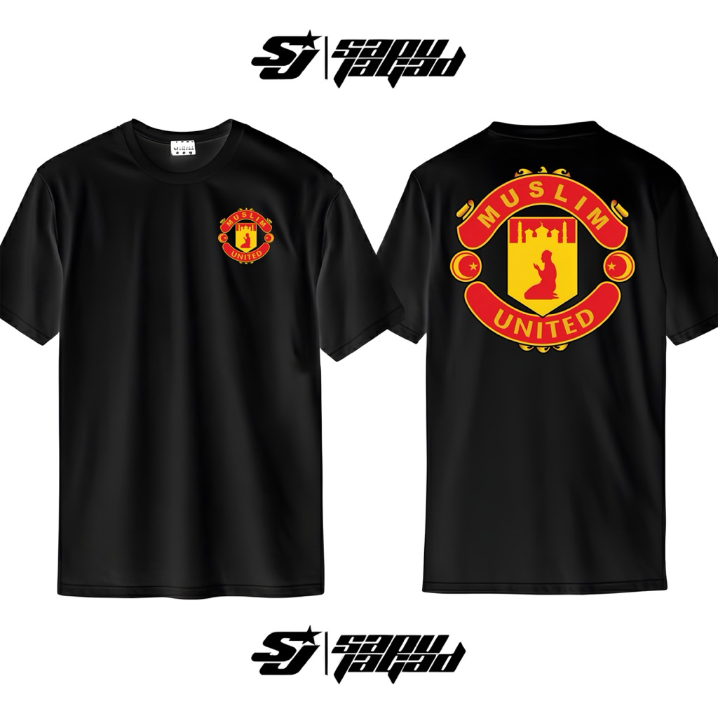 Tshirt Kaos MUSLIM UNITED Free Stiker