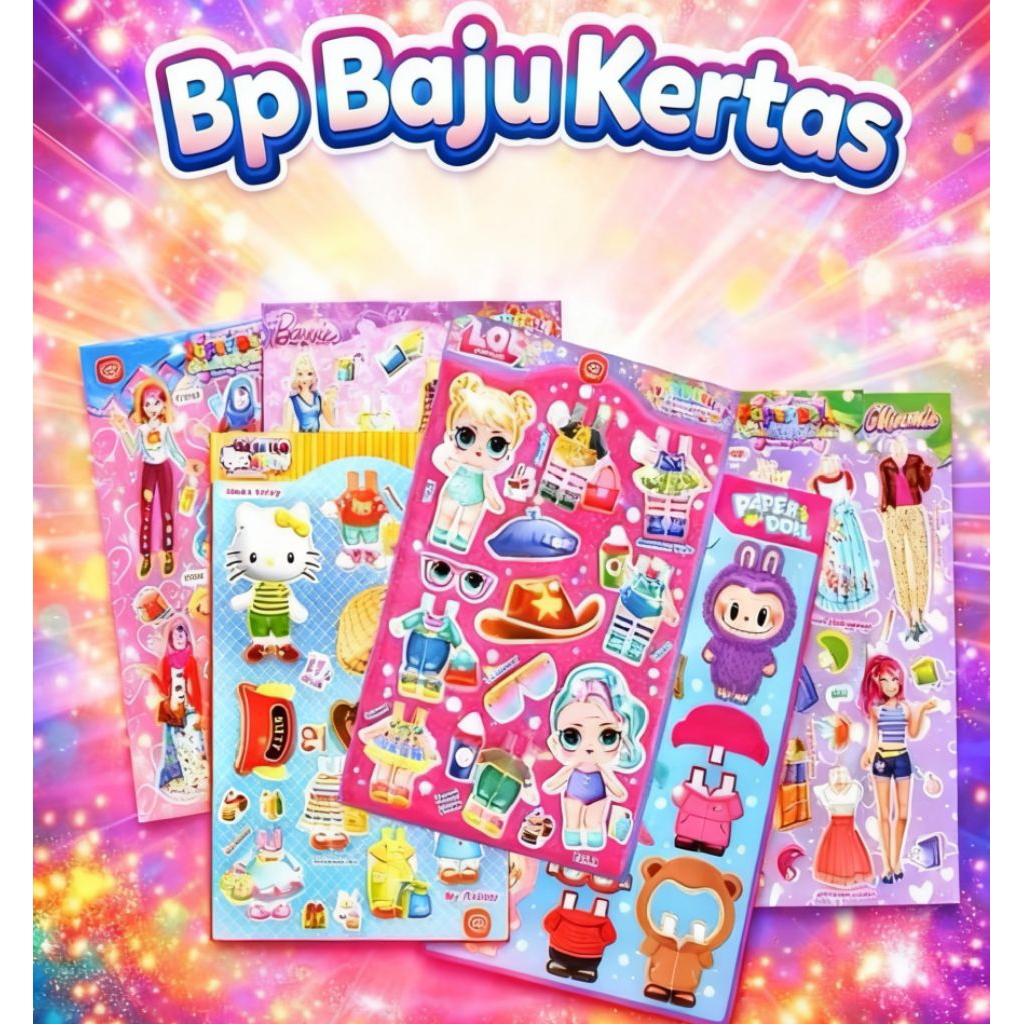 BP baju kertas mainan jadul mainan jaman old Mainan bp'an bp,an bepean Mainan viral mainan anak-anak