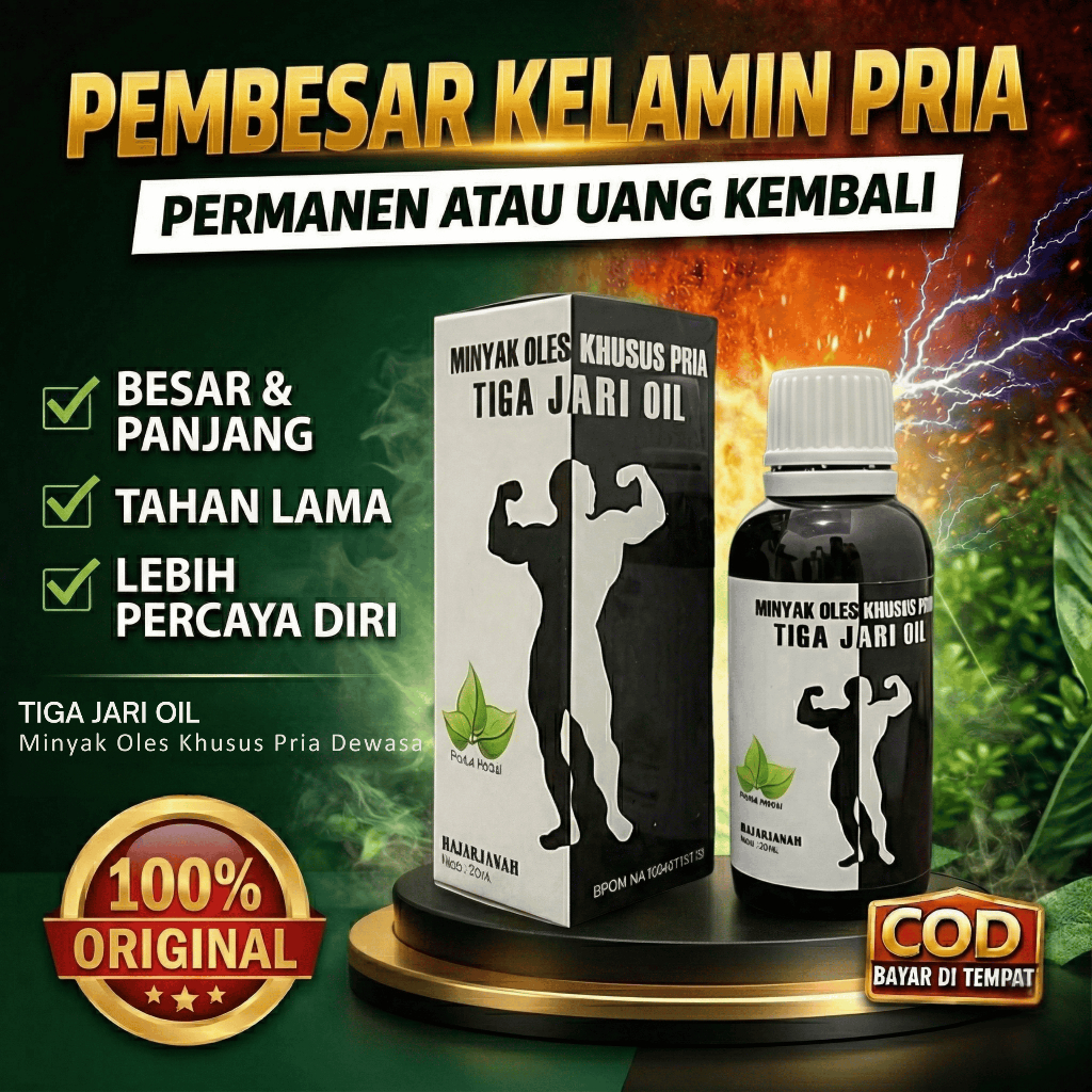 TOP 1 TERLARIS OBATPEMBESARVENISPRIA  Tiga Jari Oil Pembesar Kelaminlaki laki Pembesarpenis  Joni Am