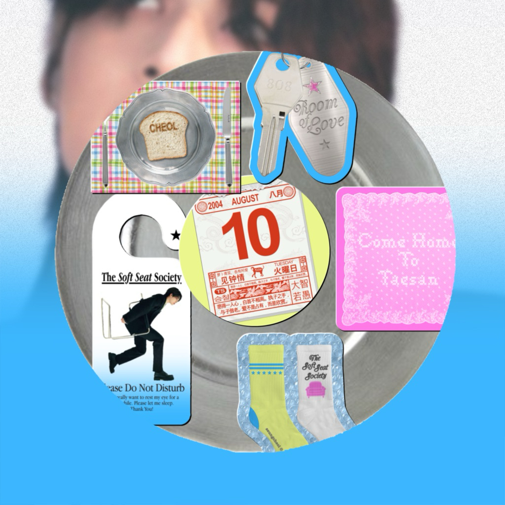 Taesan + Scoups Birthday Kit Sticker sef