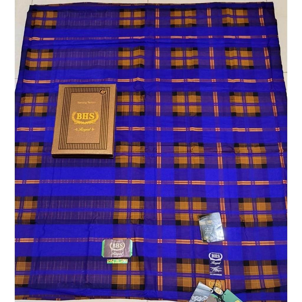 Sarung BHS Royal KRJ Gold Lawas Sutra Spunsilk Mercerized ATBM Limited (Bisa COD)