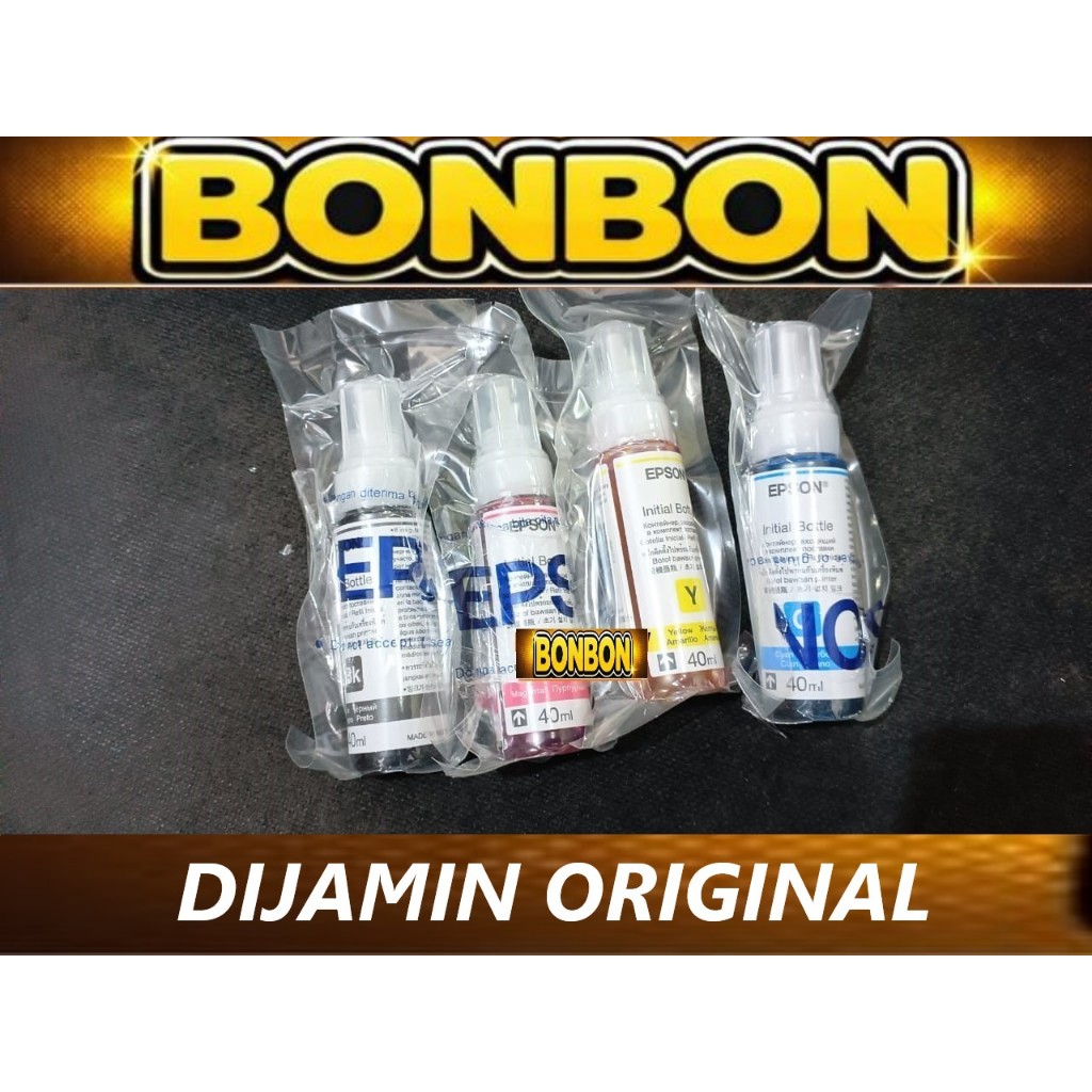 Tinta Printer Epson L121 Original EPSON 664 T664 - Loosepack 40ml TANPA DUS