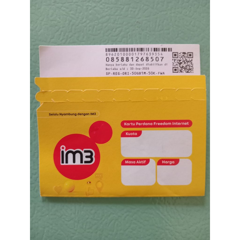 KARTU PERDANA HiFi Air Indosat