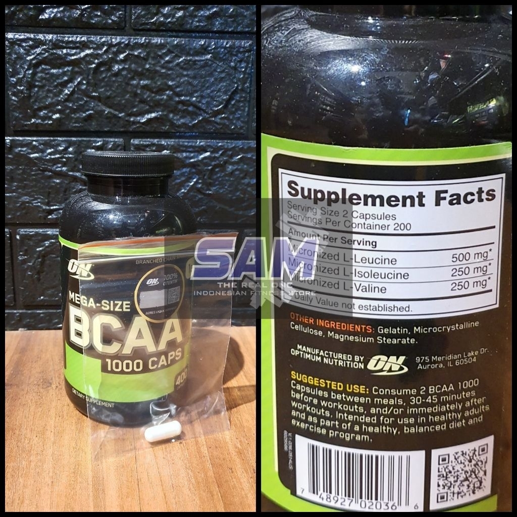 Suplemen Fitness ON BCAA 1 kapsul Optimum