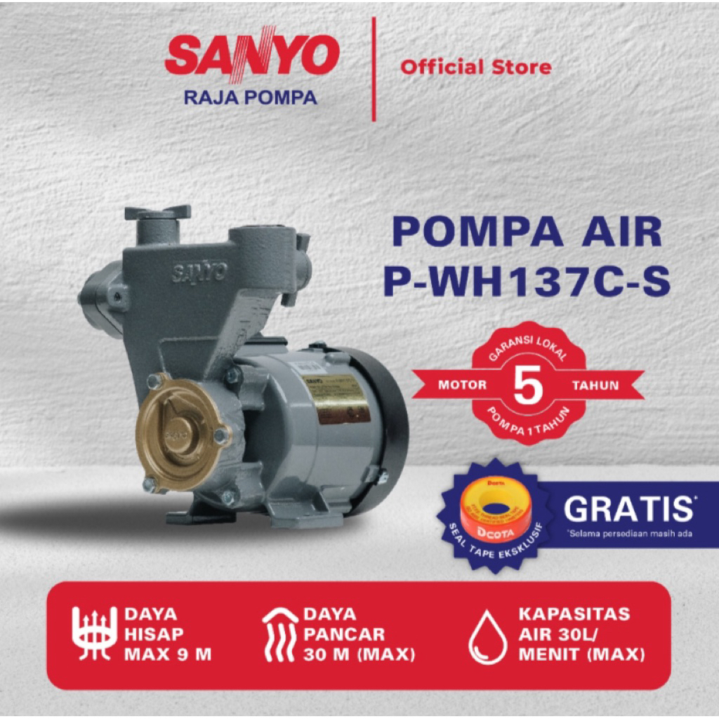 SANYO POMPA AIR  P-WH137C-S