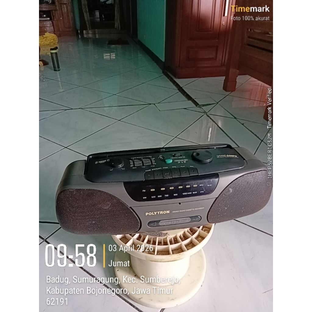 compo capsul polytron psc-200 radio/tape second masih sangat normal semua