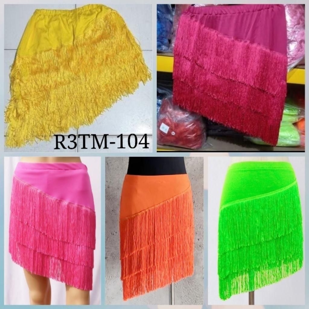 3T Miring (B) Rok Rumbai Miring Rok dansa belly dance rumbai line dance import R3TM-104
