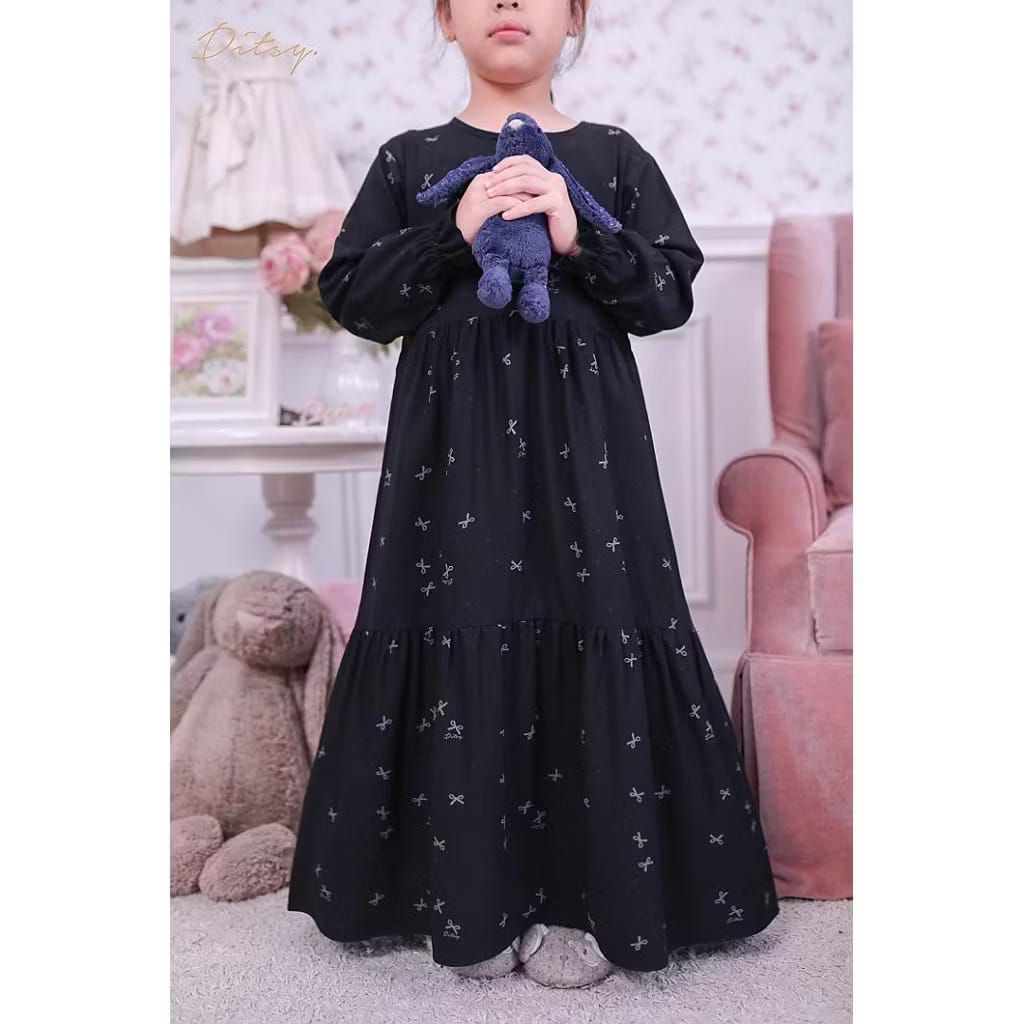 [SIAP KIRIM] LITTLE VINETTE JETBLACK SIZE 2 3 BY DITSY EDISI MARET 2026