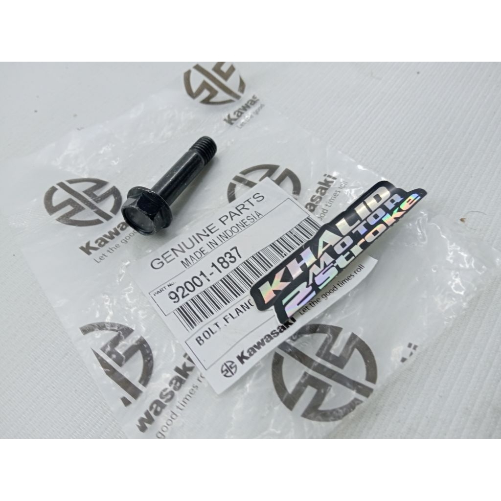 Baut braket dudukan kaliper depan ninja 150 R RR SS 92001-1837 original