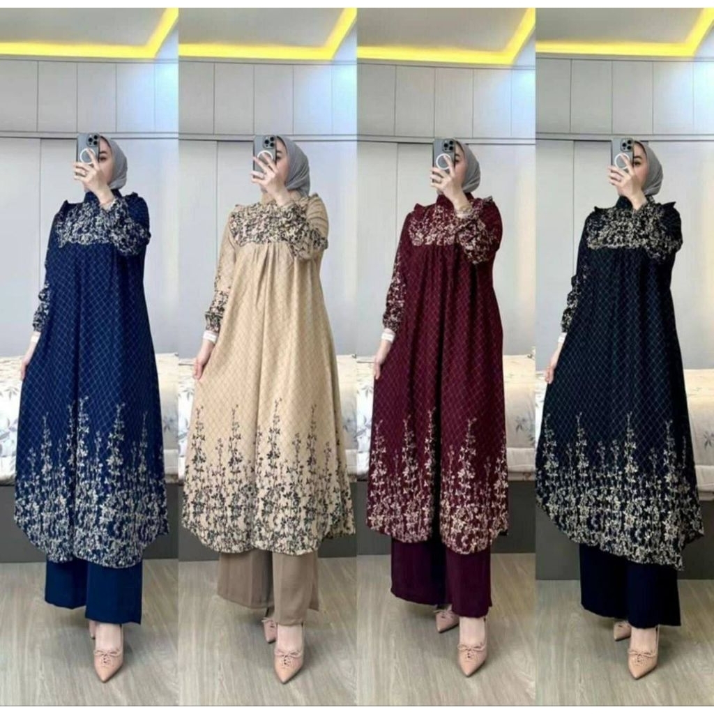 Najwa.id Nikita Set Long Tunik