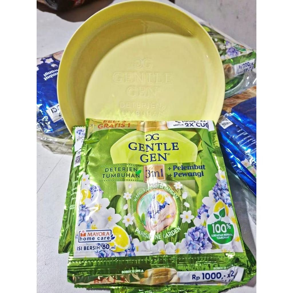 Gentle Gen Deterjen Cair Sachet 16 Sachet 80ml
