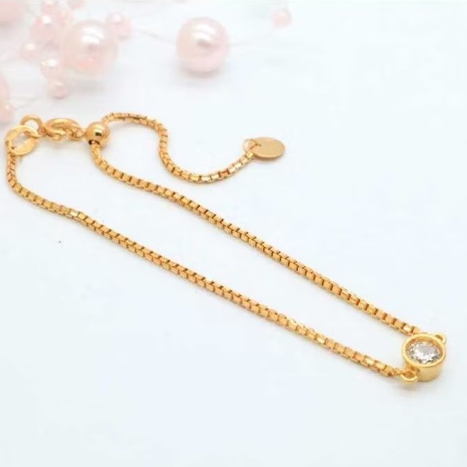 Gelang Serut Hala Basic October Collection BC220614 Hala Gold 8K