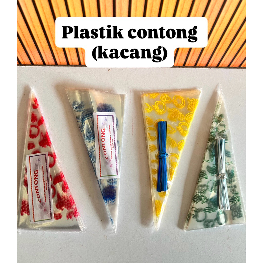 (Isi 50) Plastik Kacang Contong (kacang) (mete) sudah terdapat tali