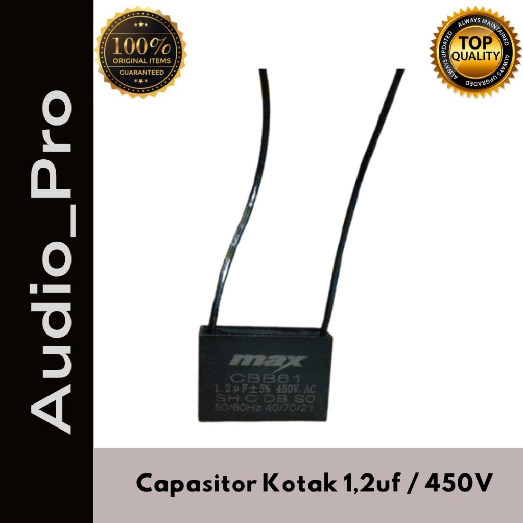 Kapasitor Kotak  1,2uf 1,5uf 1,8uf 2,0uf 2,5uf 6,0uf 10uf / 450V Kapasitor Kotak