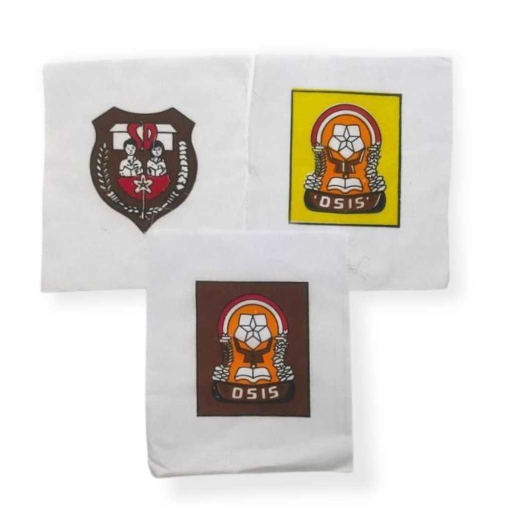 Bet Sekolah SD SMP SMA Bordir Sablon Logo Osis