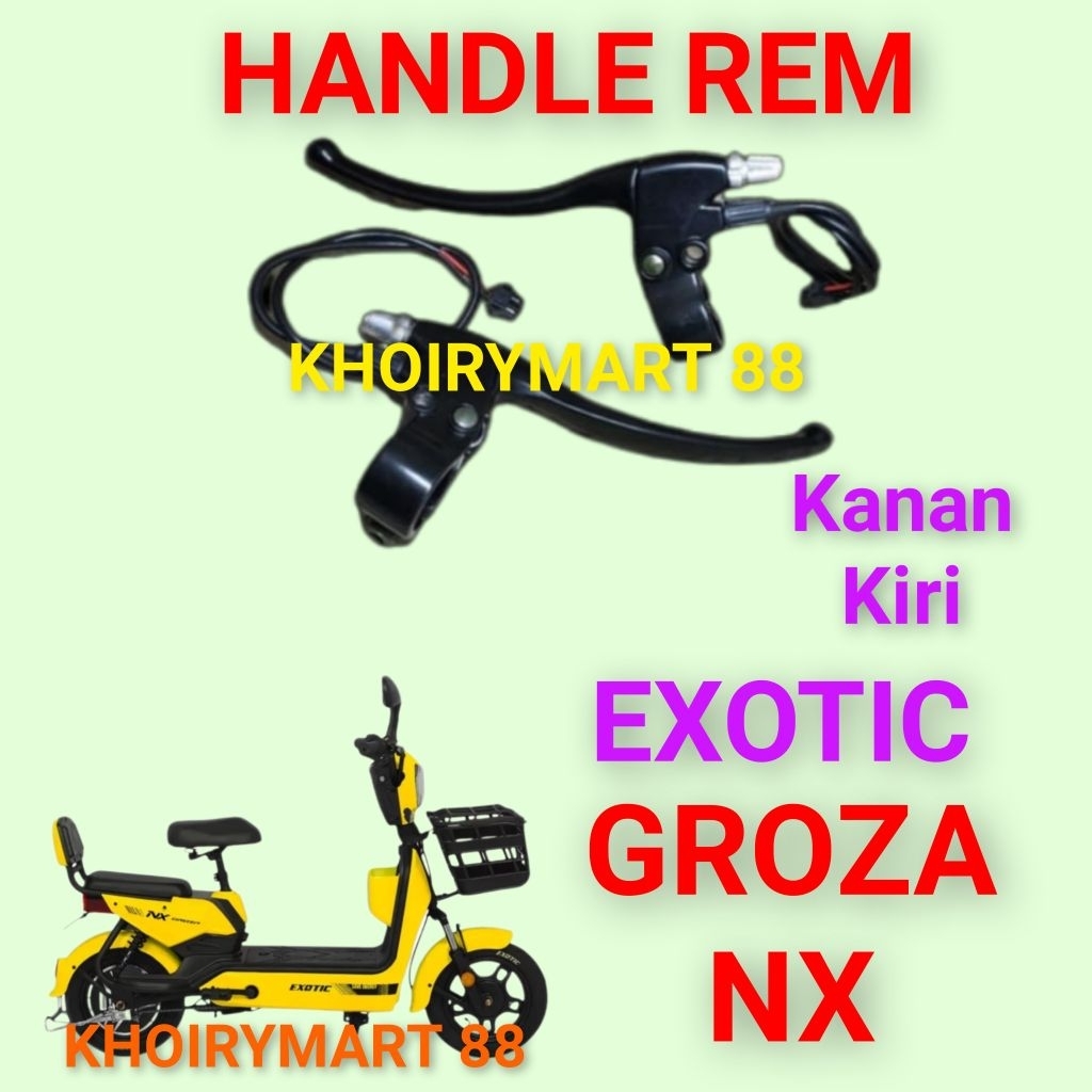 handle rem exotic groza nx handle t sepeda listrik exotic groza nx