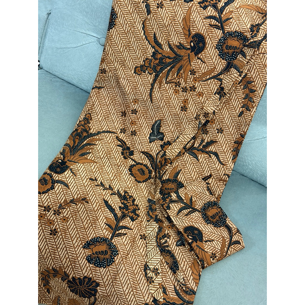 Rok lilit siap pakai motif batik sogan alusan
