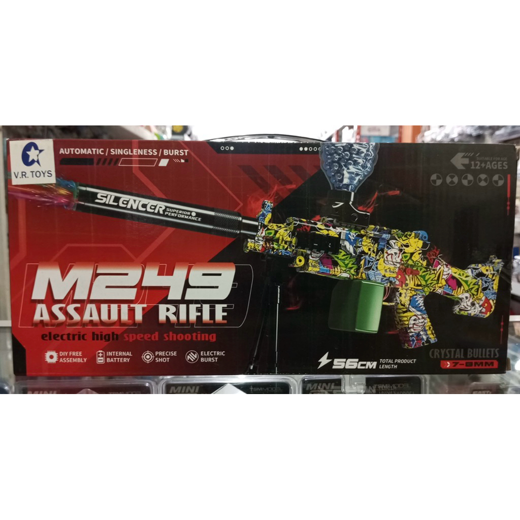 Mainan Tembakan Water Gel Blaster Assault Rifle Sniper Rifle Tembakan Otomatis
