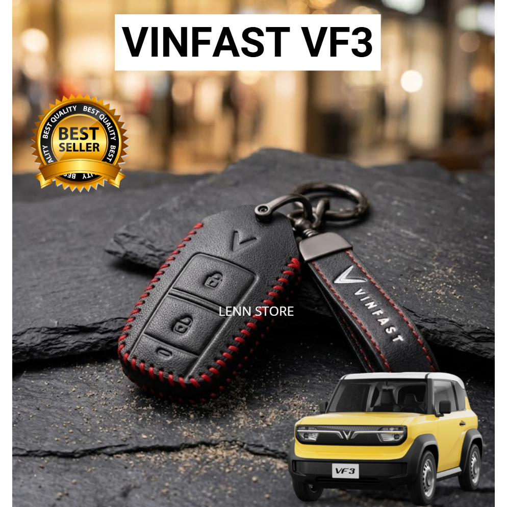Cover Sarung Kunci Remote Kulit VINFAST VF3 2025 2026