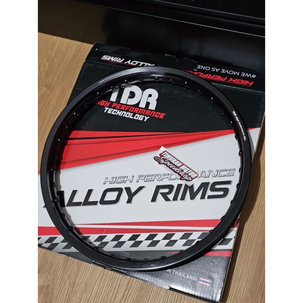 VELG TDR WX SHAPE RING 18 BLACK