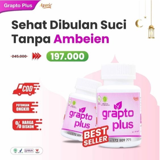Obat Wasir Herbal Grapto Plus Ambeien Alami BPOM