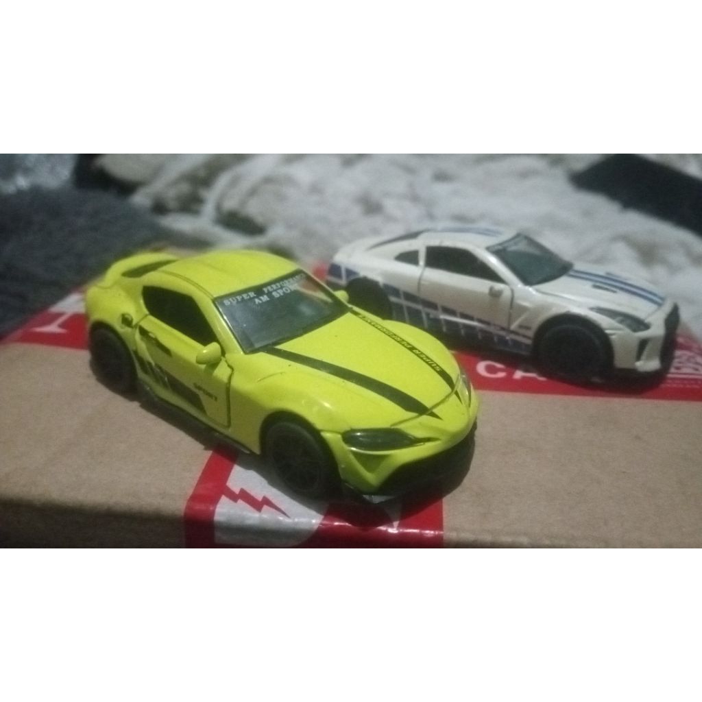 losse die cast 1:43 supra & Nissan GTR R35 livery fast and furious mainan produk cina