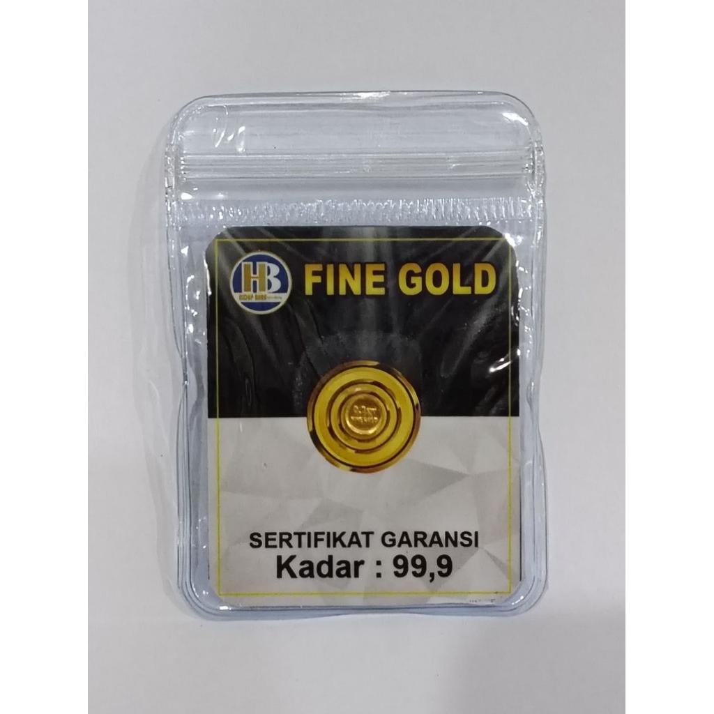 Fine Gold Koin 0.25 Gram