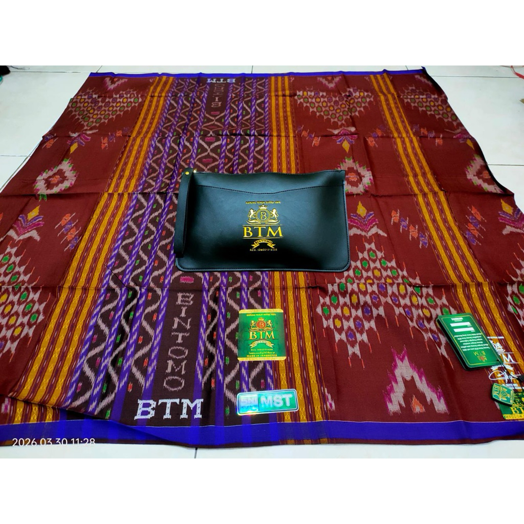 SARUNG BTM MGT ORIGINAL FULL SUTRA JAHIT TENGAH