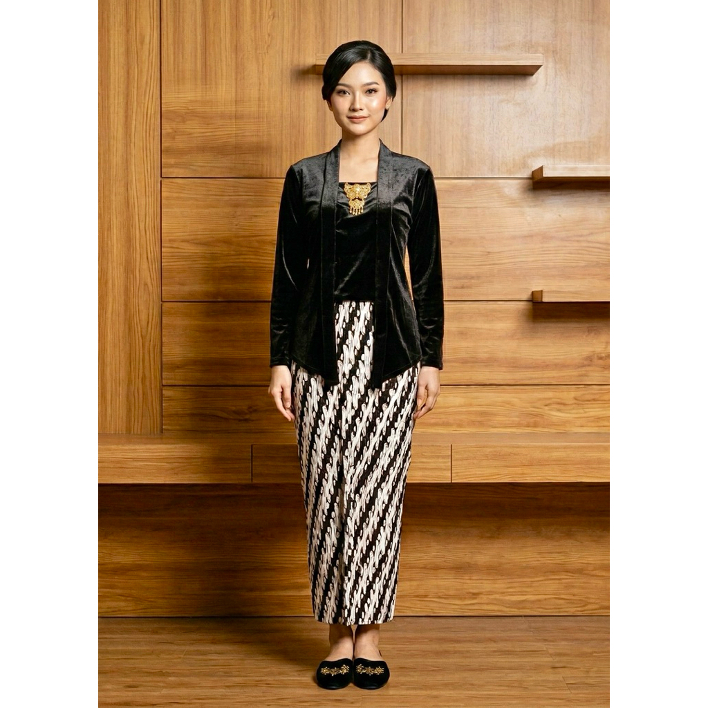 Kebaya Kutu Baru Bludru Nyaman Halus|Kebaya kutu baru modern