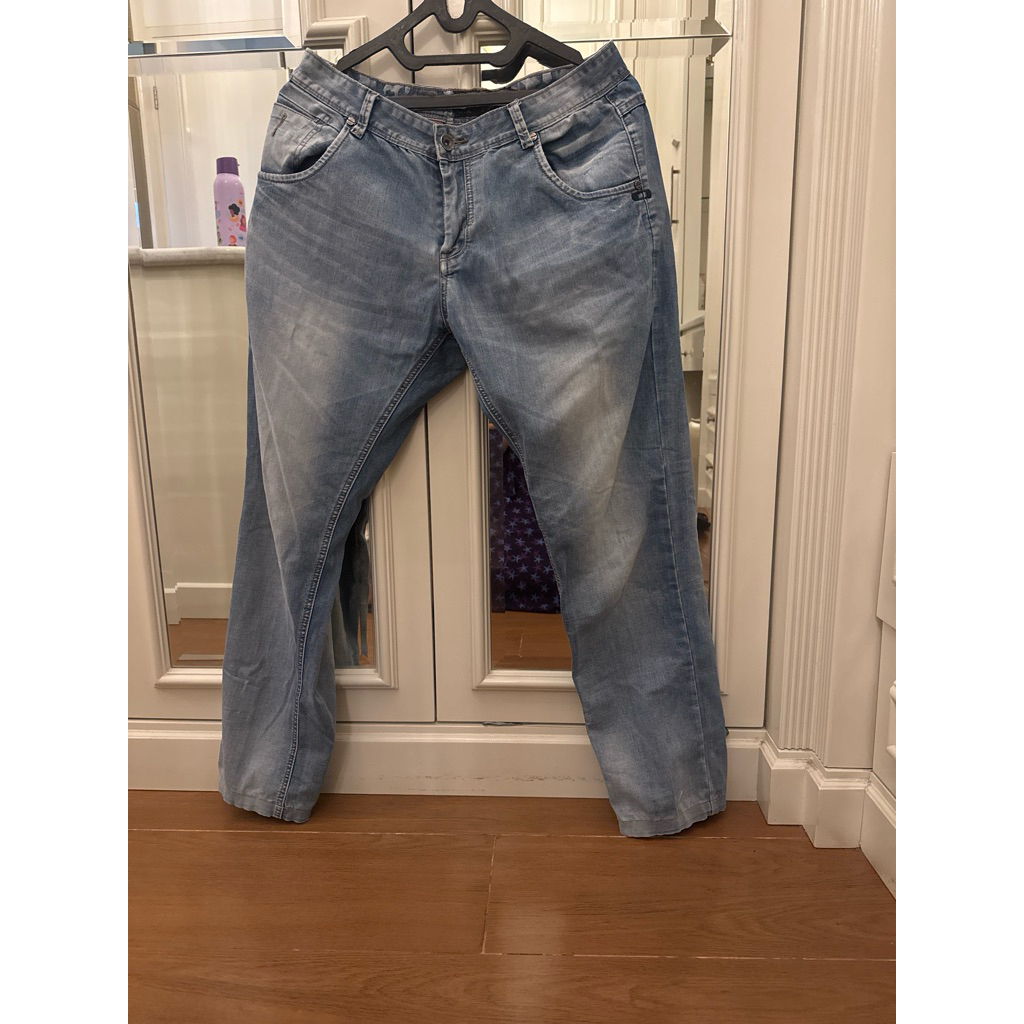 Celana panjang jeans oakley pria preloved