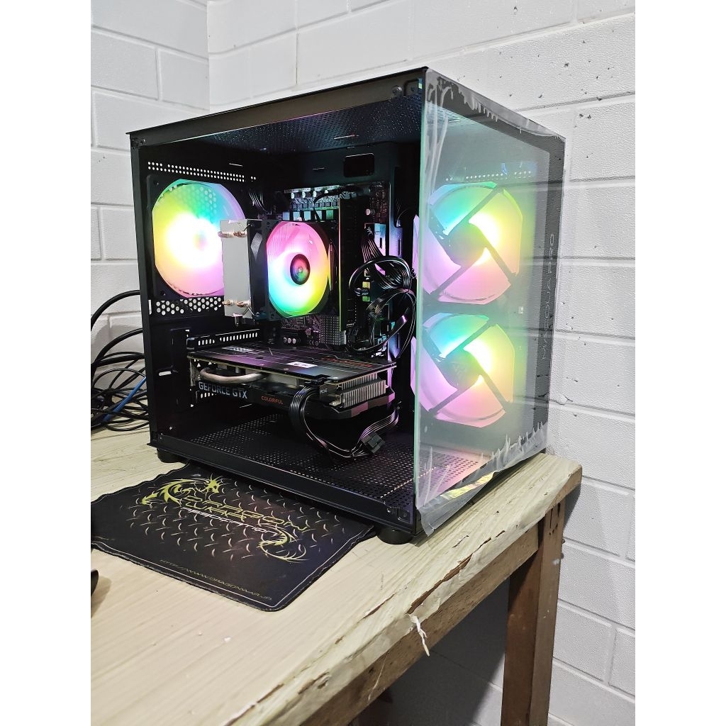 Pc Gaming design i3 12100f Gtx 1660 super 16gb ssd