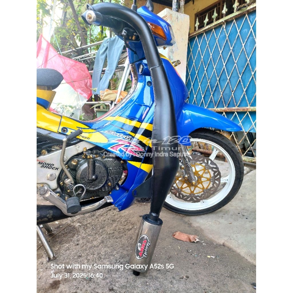 Knalpot AHRS Factory 2 Satria 2Tak Hiu Lumba Original