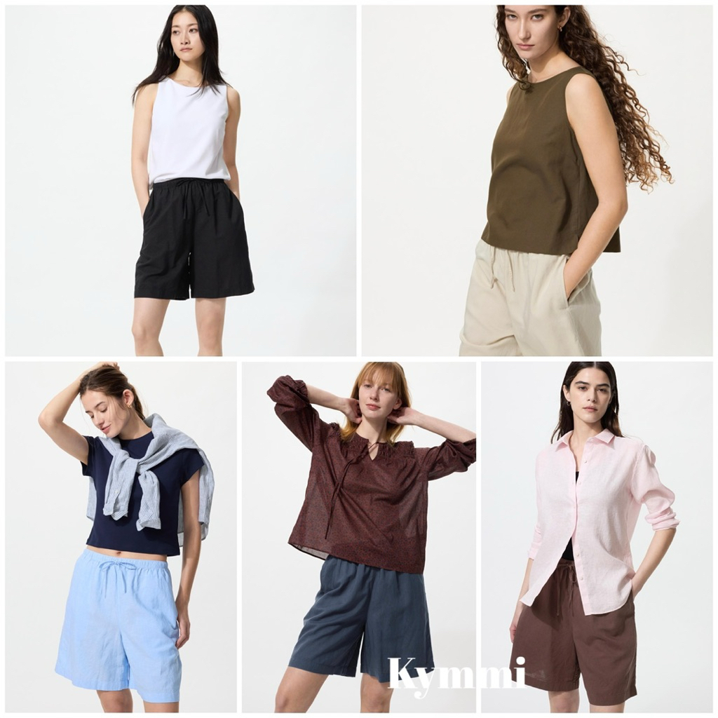 UNIQLO Celana Pendek Linen Blend