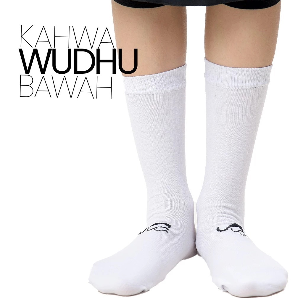 Rabbani - Kaos Kaki Wanita Kahwa Wudhu Bawah NEW