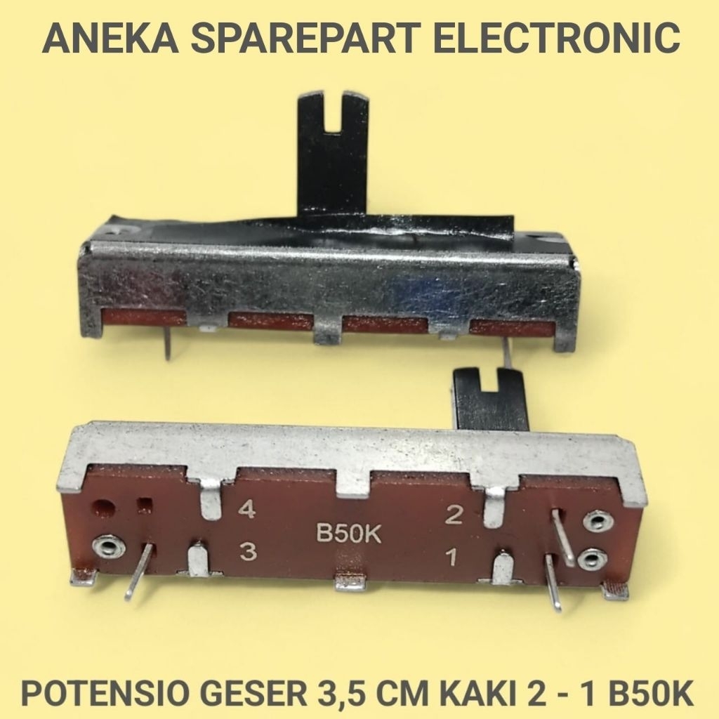 POTENSIO GESER 3,5 CM KAKI 2 - 1 B50K
