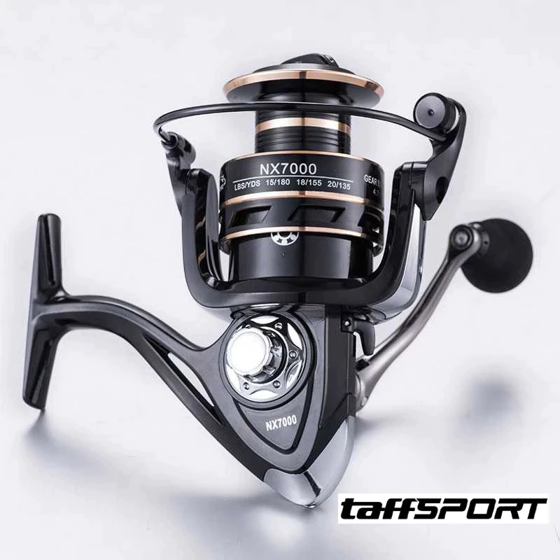 TaffSPORT Reel Pancing Gold Sharking NX Series NX2000 NX4000 NX6000 Rel Real Rol Ril Gulungan Reel P