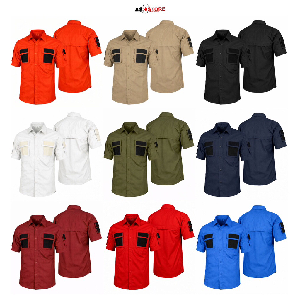 kemeja 511 pendek bahan Drill