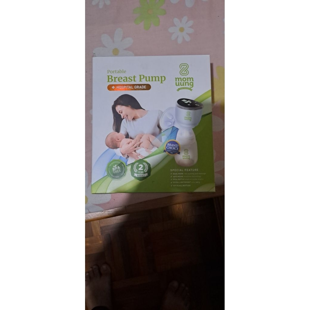 Breast Pump Mum Uung Elektrik Portable Preloved Double Pump Lengkap Murah